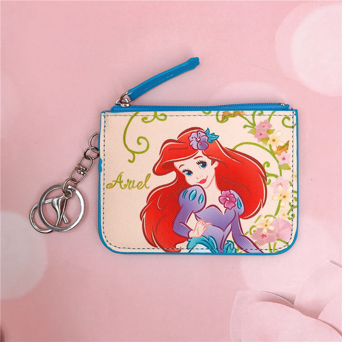 Wholesale PU Cartoon Printing with Key Ring Card Holder Coin Purse JDC-WT-YaLL019