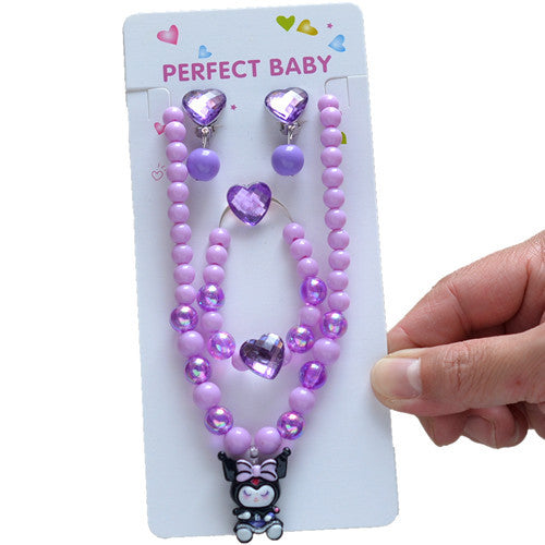 Wholesale Sweet Children Princess Jewelry Beaded Necklace