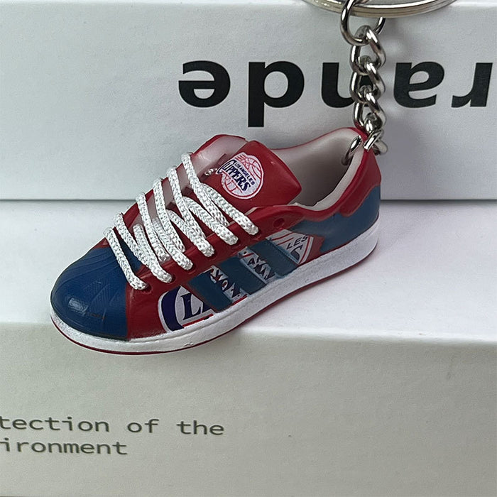 Wholesale PVC Mini Board Shoe Keychain (F) JDC-KC-XingS011