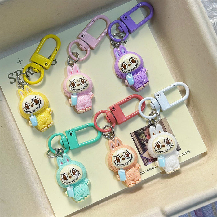 Wholesale Cute cartoon character-shaped colorful keychains