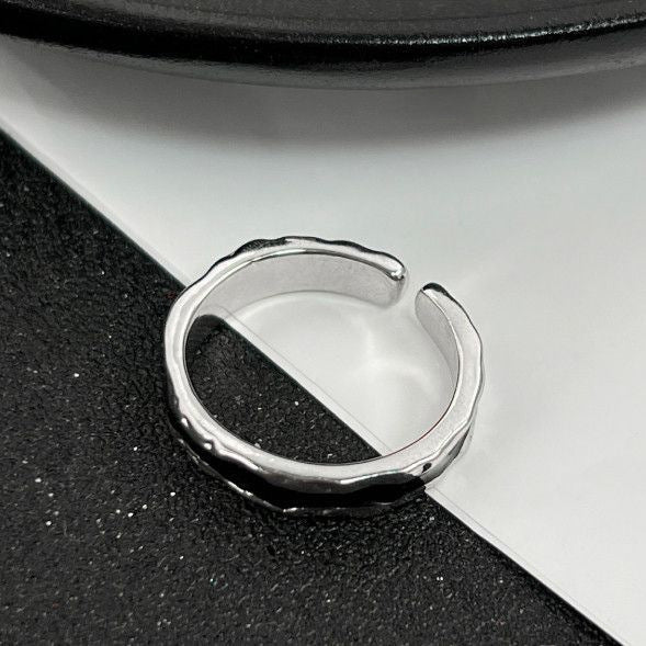 Wholesale Ring with cold and irregular design, retro and minimalist style for men and women