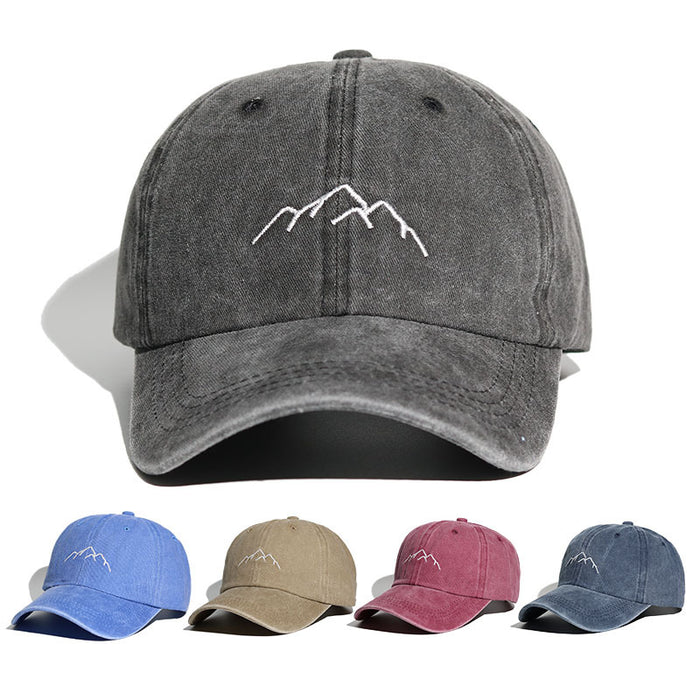 Wholesale Embroidery Washed Distressed Cotton Baseball Cap JDC-FH-Chunq009