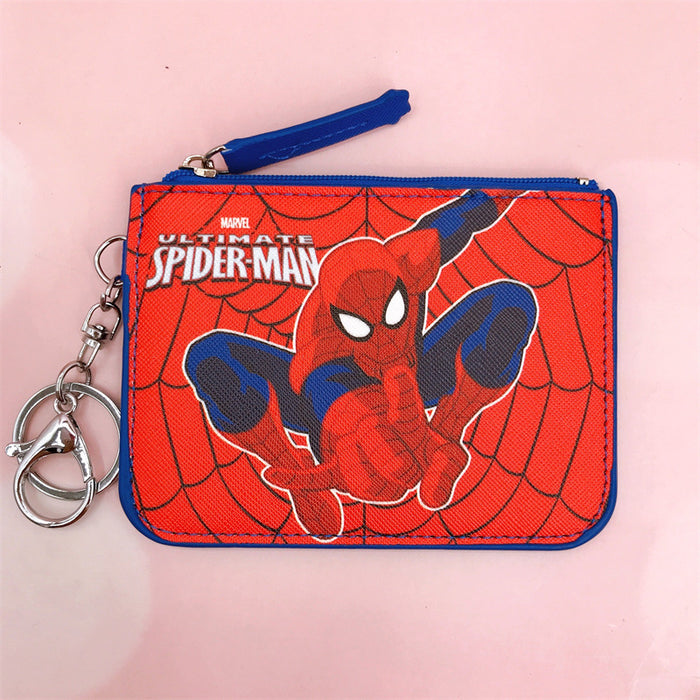 Wholesale PU Cartoon Printing with Key Ring Coin Card Holder JDC-WT-YaLL014