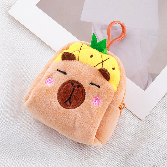 Wholesale Creative Cartoon Wallet Plush Dolphin Pendant Coin Storage Bag