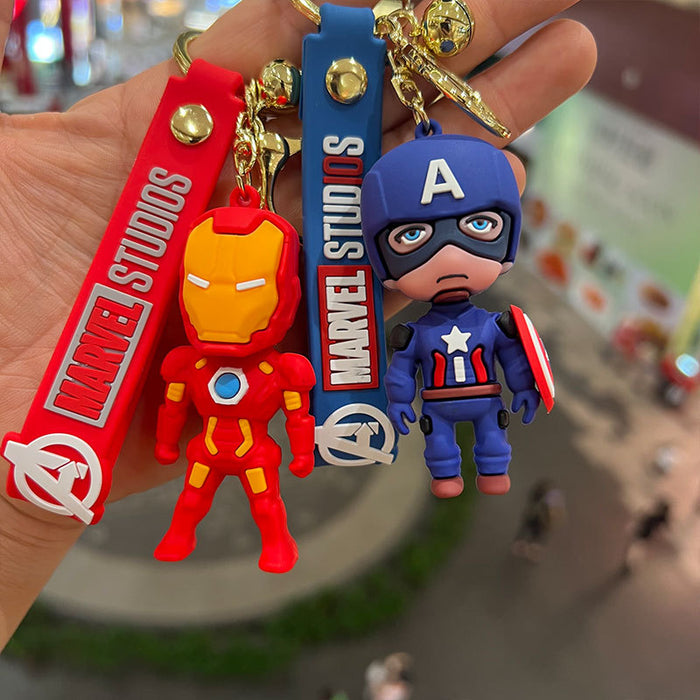 Wholesale Creative Soft Rubber Doll PVC Keychain (F) JDC-KC-XingS007