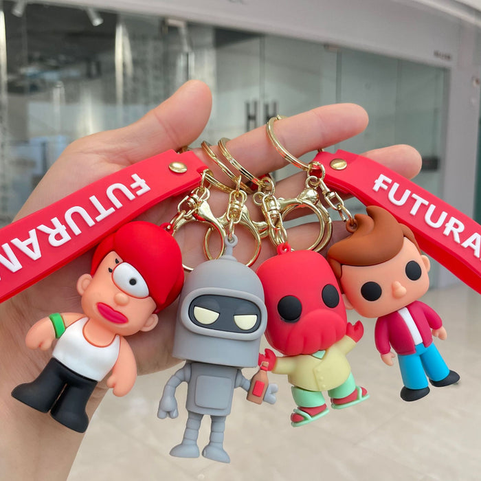 Wholesale Anime keychain, keychain, cartoon figurine, small gift
