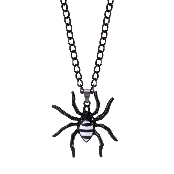 Wholesale Halloween Spider Alloy Necklace JDC-NE-JueHe004