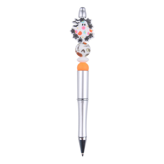 Wholesale Halloween Cartoon Silicone Plastic Bead Pen JDC-PN-GuangTian008