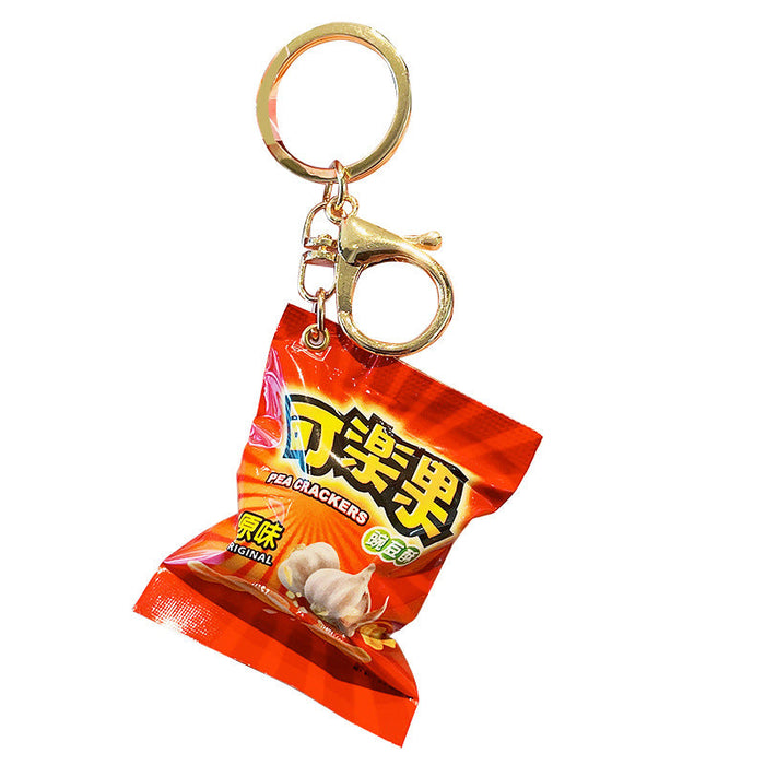 Wholesale Simulation Food School Bag Keychain JDC-KC-LeZ012