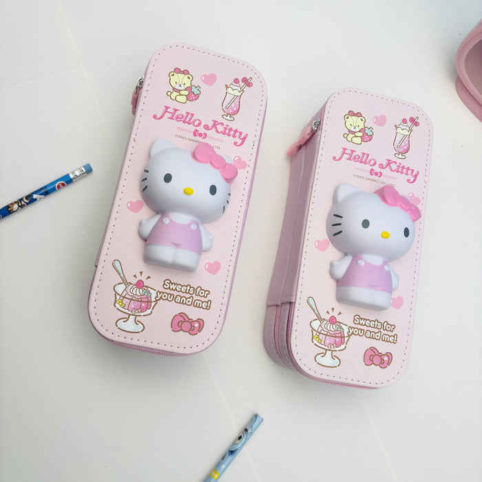 Wholesale New Stress Relief Pencil Case Double-Layer Pen Box