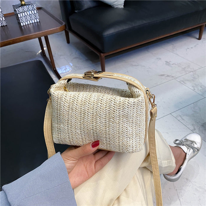 Wholesale Versatile crossbody bag, minimalist single shoulder woven handbag