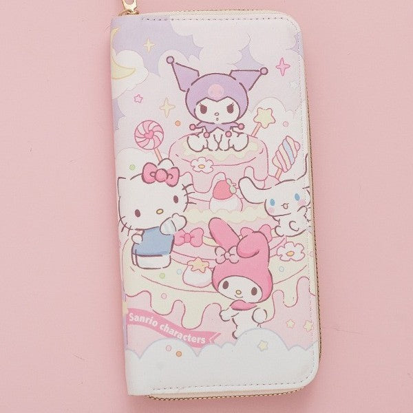 Wholesale Kitten Long Zipper Girl' s Wallet