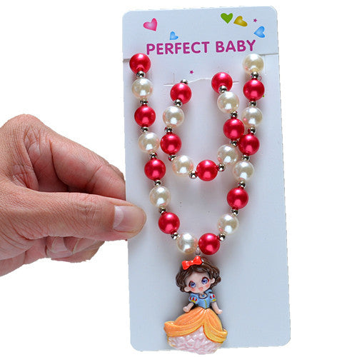 Wholesale Children' s Cartoon Cute Beaded Necklace
