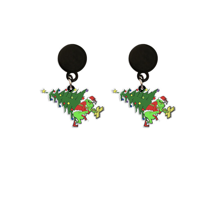 Wholesale Christmas Acrylic Earrings and Earrings JDC-ES-XiangL055