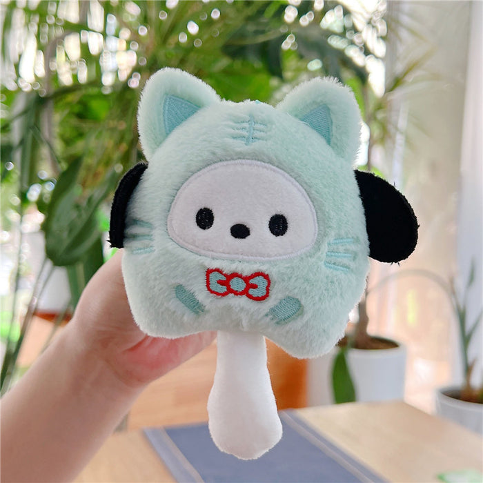 Wholesale Cute plush pendant lucky sanliou  doll keychain