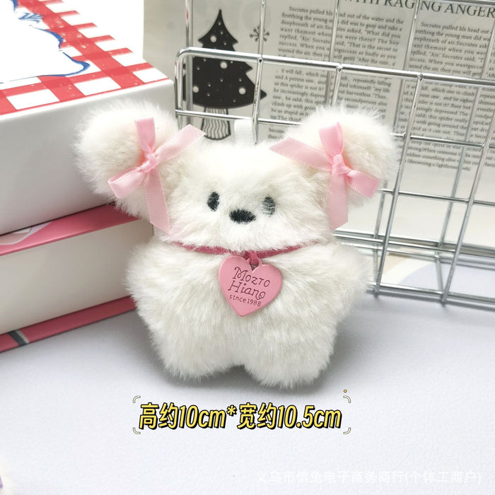 Wholesale Cute Flying Rabbit Plush Pendant Bow Rabbit Doll Keychain Pendant Flying Dog Glasses Rabbit Doll