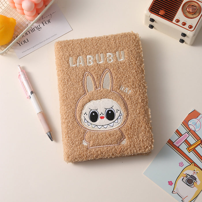 Wholesale New cartoon  plush notebook Creative cute children' s notepad student handbook
