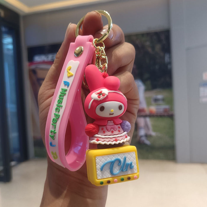 Wholesale Cartoon Silicone Doll Keychain JDC-KC-KuangK022