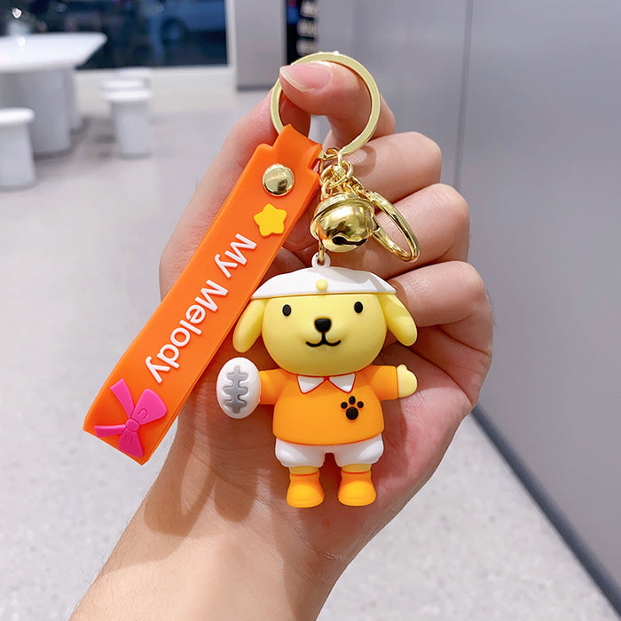 Wholesale PVC Cartoon Doll Keychain JDC-KC-NLu019