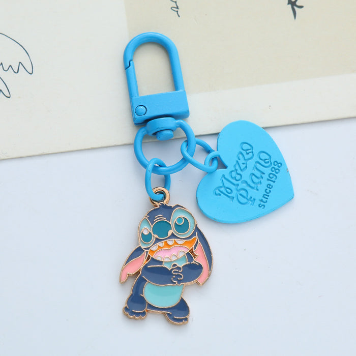 Wholesale Cartoon Key Chain Alloy Jewelry Backpack Key Pendant School Bag