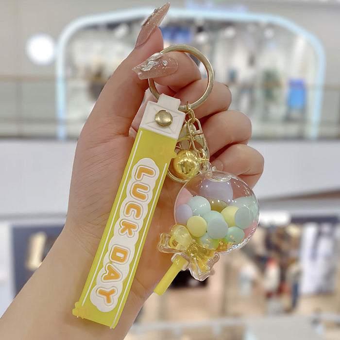 Wholesale Acrylic Oil Lollipop Keychain JDC-KC-SuXC005