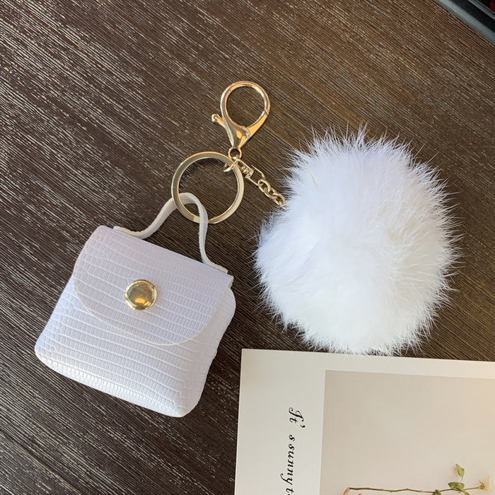 Wholesale Hair Ball Keychain Bags Hanging Accessories for Backpacks Hanging Pendants for Mini Suitcases Hanging Accessories for Backpacks JDC-KC-JF002