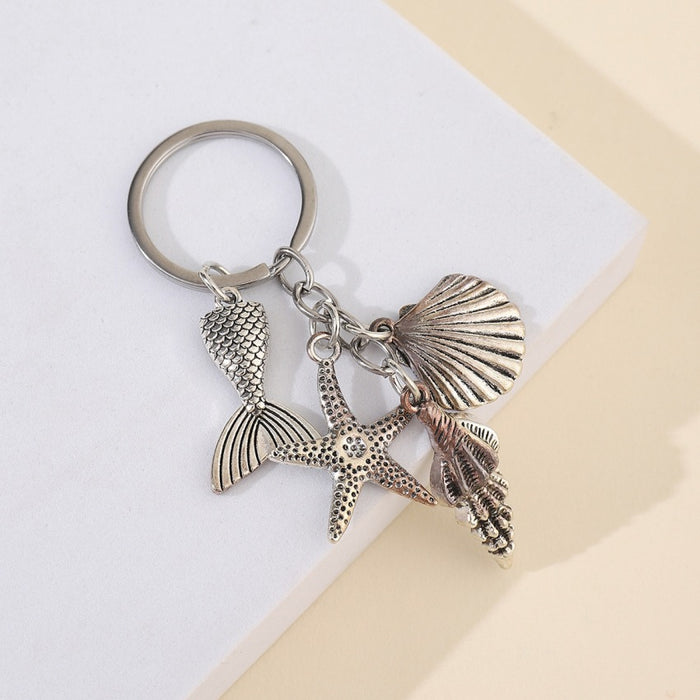 Wholesale Alloy Pendant Marine Life Keychain JDC-KC-RongRui074