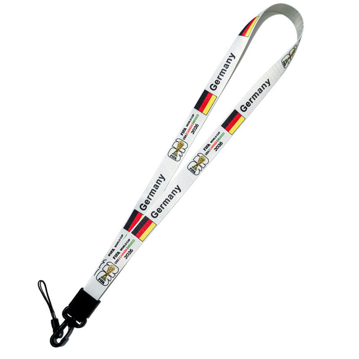 Wholesale 10pcs World Cup National Team Phone Id Lanyard Keychain