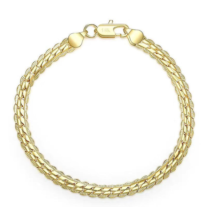 Wholesale gold plated side bracelet