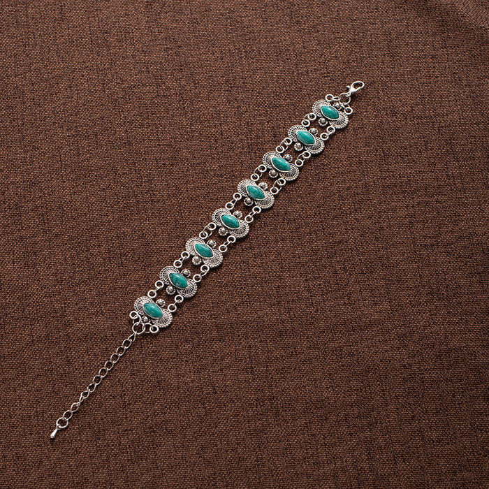 Wholesale Retro Turquoise Bracelet Bohemian Ethnic Style Bracelet