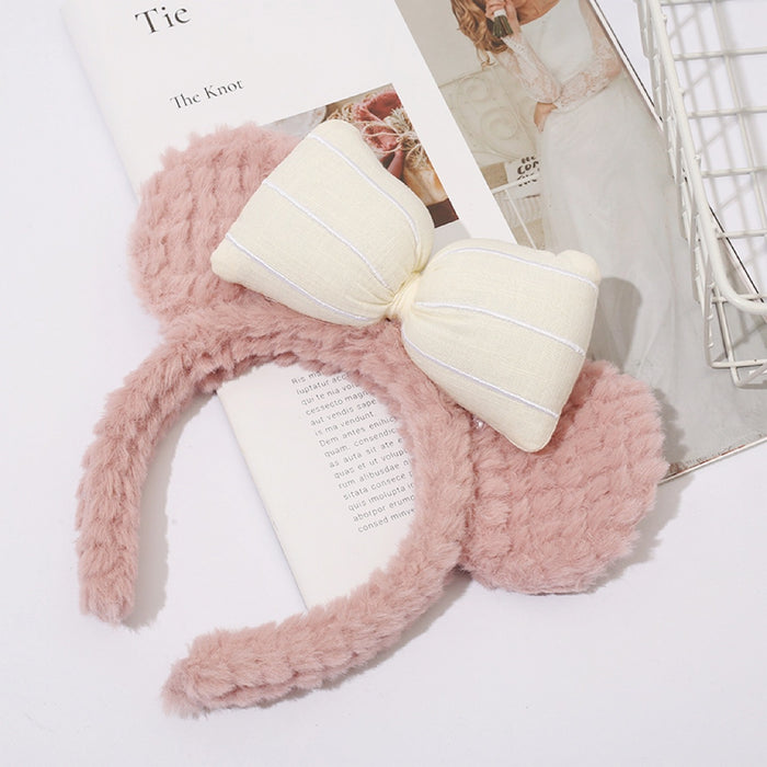 Wholesale Animal Ears Hair Accessories Amusement Park Headdress Bow Headband JDC-HD-Sili004