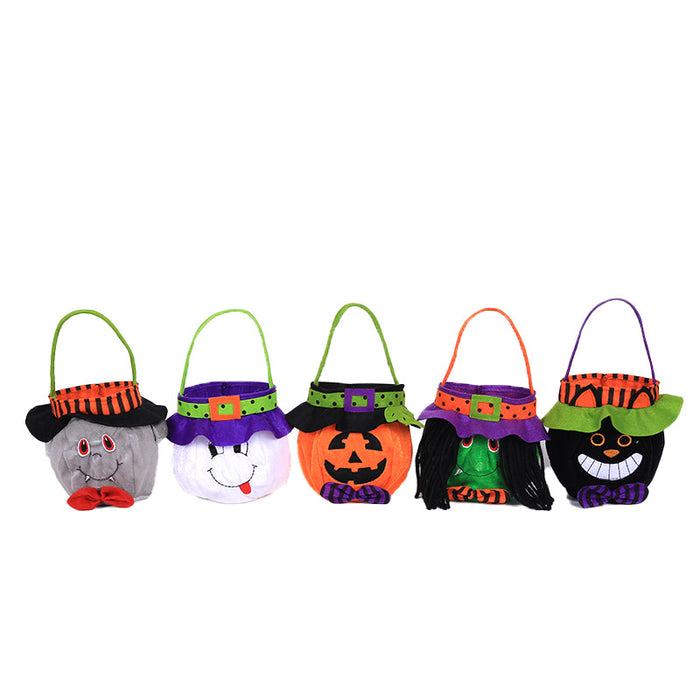 Wholesale  Decorations Witch Pumpkin Tote Bag Children Holiday Candy Bag party Dress Up Props Bag