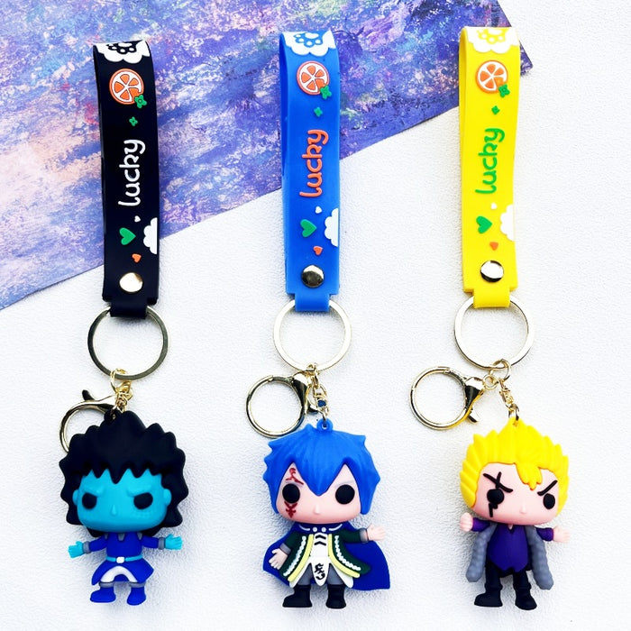 Wholesale PVC Cartoon Doll Keychain JDC-KC-WuYi165