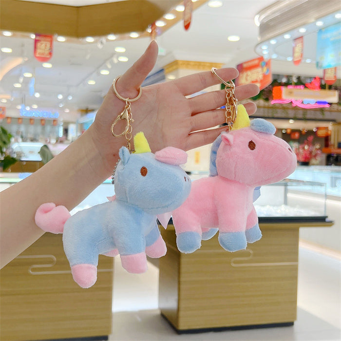 Wholesale Unicorn doll rainbow pony plush toy doll