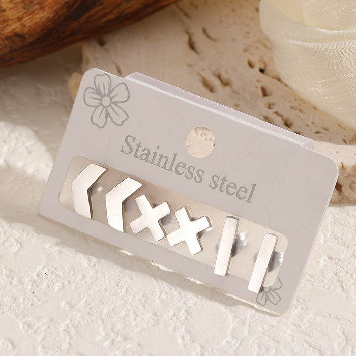 Wholesale Stainless Steel Gold Heart Earrings