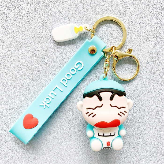 Wholesale PVC Cartoon Doll Keychain JDC-KC-WuYi207