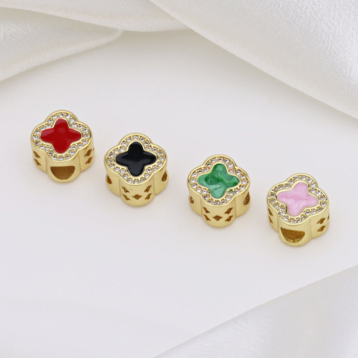 Wholesale Star five-pointed star love heart four petals  bracelet pendant female