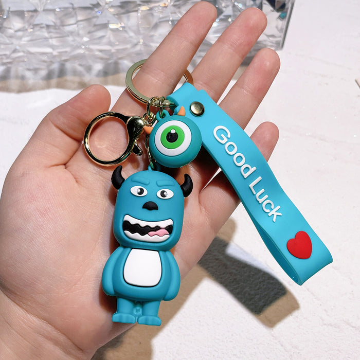 Wholesale Cartoon Silicone Doll Keychain JDC-KC-QiChao058