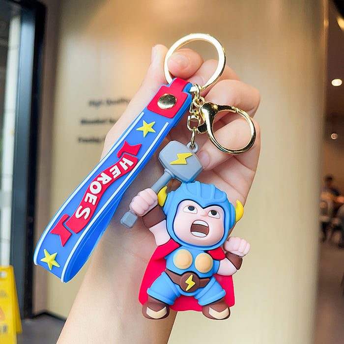 Wholesale PVC Creative Cartoon Animation Keychain JDC-KC-LeZi019