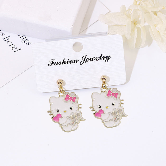Wholesale S925 Silver Cartoon Earrings Flower Design Fashion Accessory Gift MOQ≥2