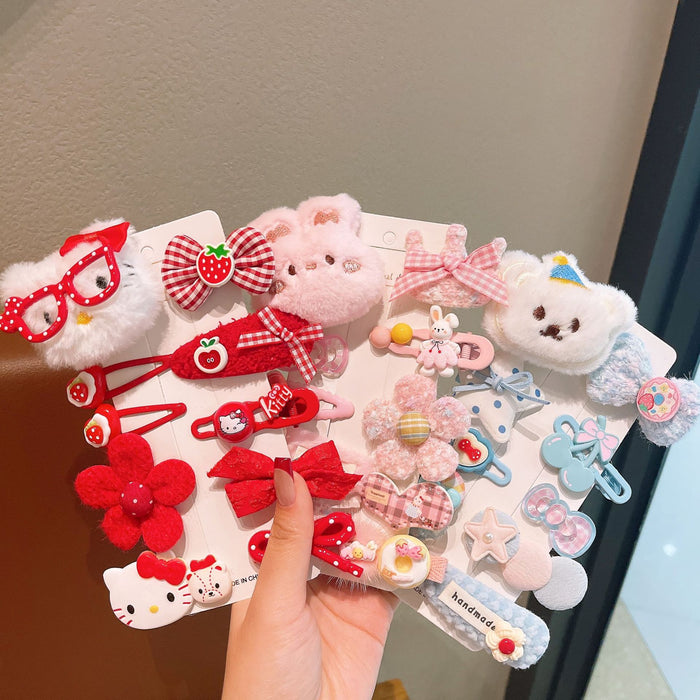 Wholesale Red bow hair tie hair clip