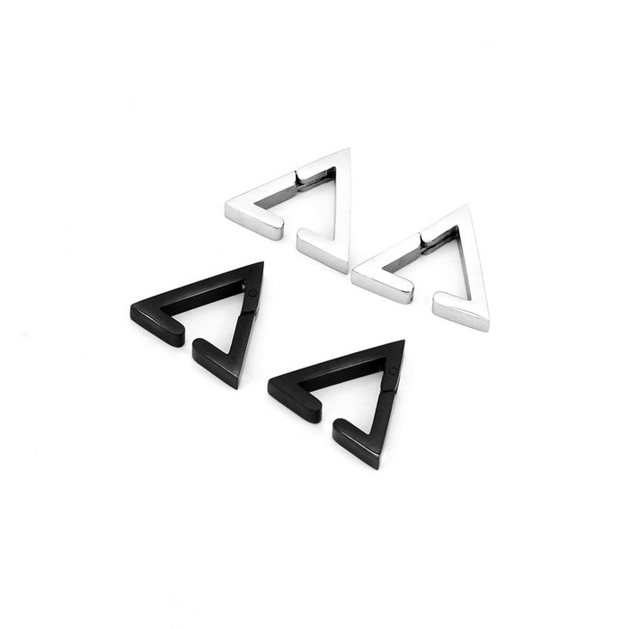 Wholesale Titanium Steel Triangle Ear Clip JDC-ES-LvZ005