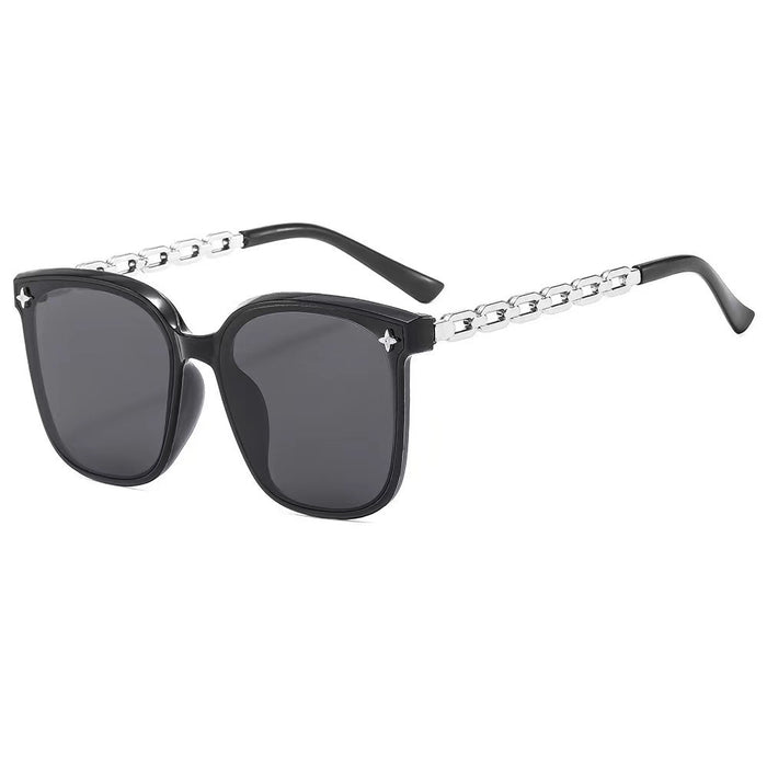 Wholesale Sunglasses, women's high-end polarized sunscreen sunglasses, large frame, round face