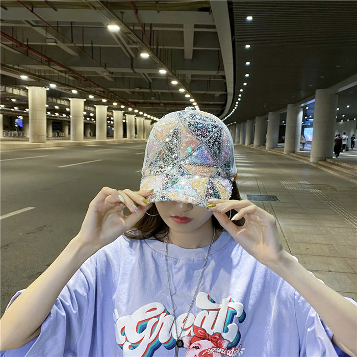 Wholesale Mesh Hat Thin Peaked Cap Trendy Ins Baseball Cap Large Brim