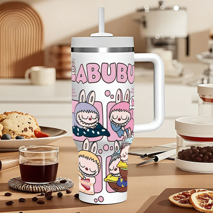 Wholesale 40oz car cup creative second generation thermos cup straw ice water cup