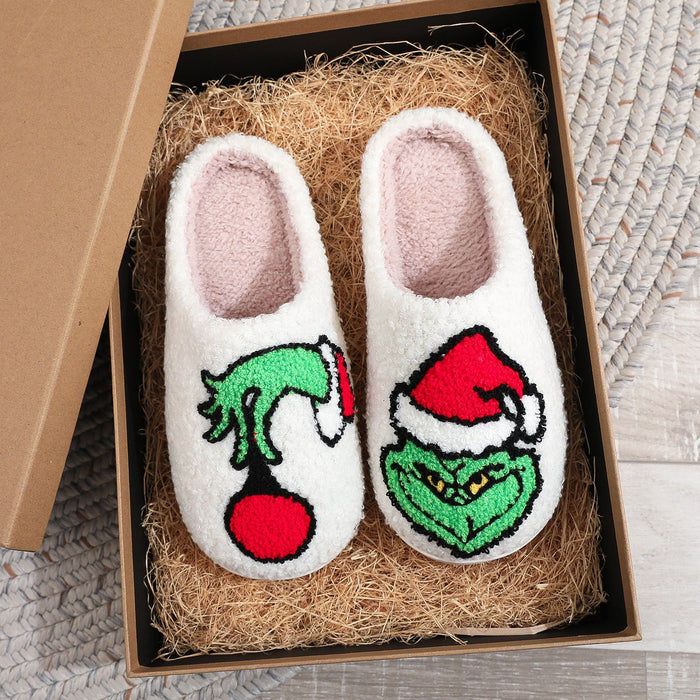 Wholesale Christmas Cotton Slippers (F) JDC-SP-XiLing003