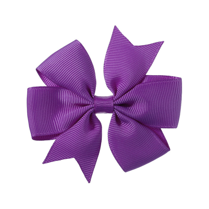 Wholesale Six Ears Solid Color Ribbed Fishtail Bow Set JDC-HC-Xiane022