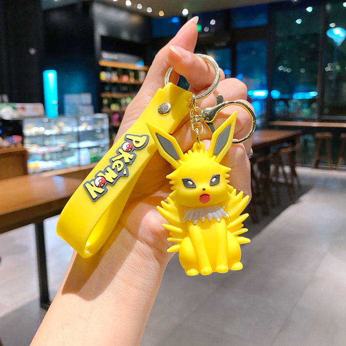 Wholesale Creative keychain cartoon figurine car keychain couple bag pendant