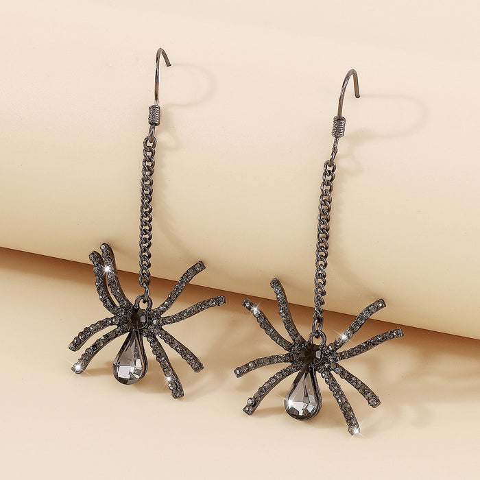 Wholesale Alloy Wansheng New Exaggerated Spider Earrings JDC-ES-QianDi002