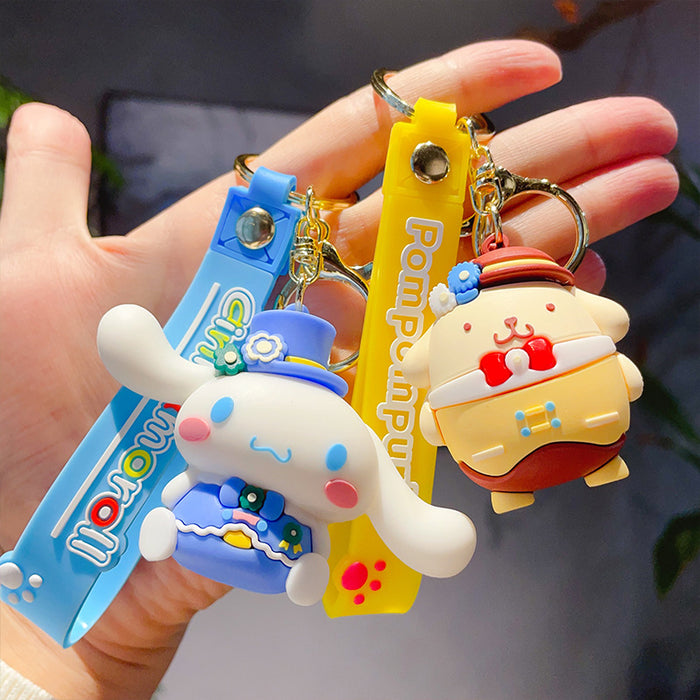 Wholesale Flower Cartoon Cute Doll Pendant Keychain JDC-KC-JG031